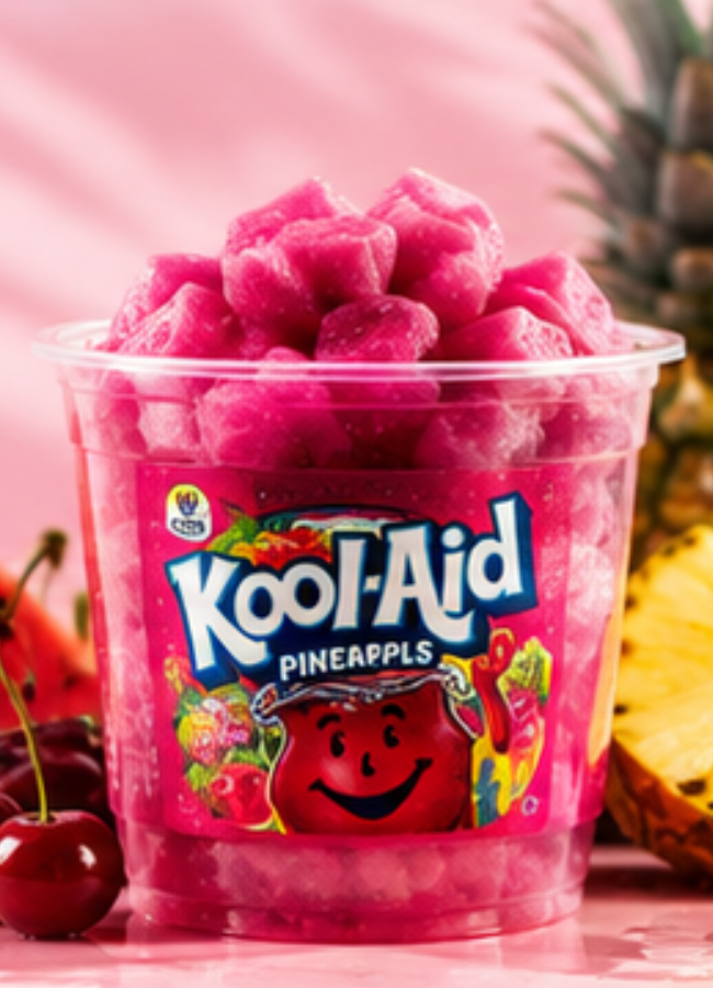 Cherry flavored pineapple