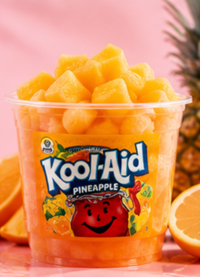 Orange flavored pineapple